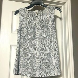 Sz S Ivanka Trump Alligator print shell/tank